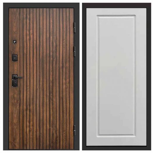 Входная дверь Termo-door Твист Дуб style - Гранд Белый софт