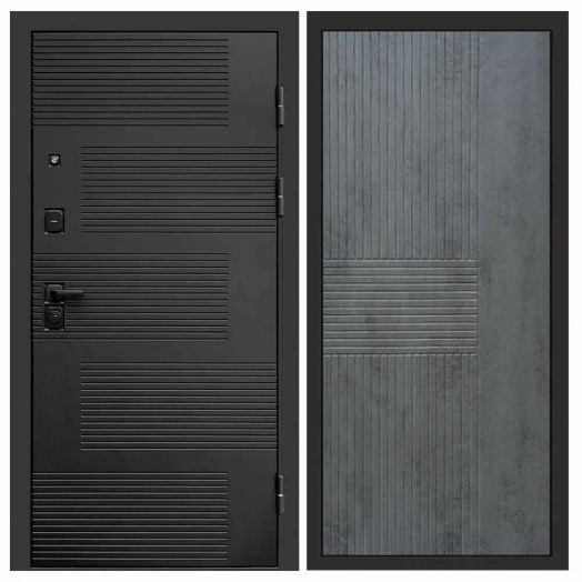 Входная дверь Termo-door Фаворит Black - Мастино Бетон темный