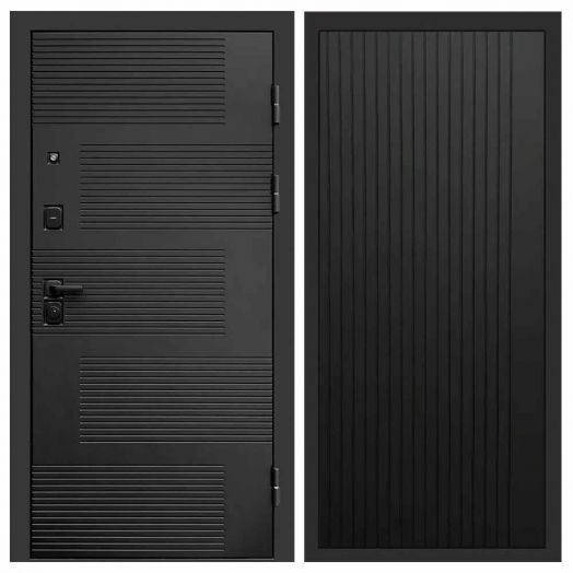 Входная дверь Termo-door Фаворит Black - FLAT Черный кварц