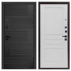 Входная дверь Termo-door Фаворит Black - Классик Белый софт