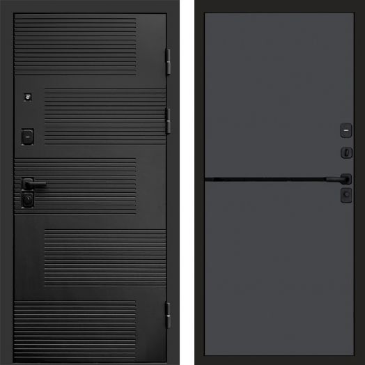 Входная дверь Termo-door Фаворит Black - Нео Графит