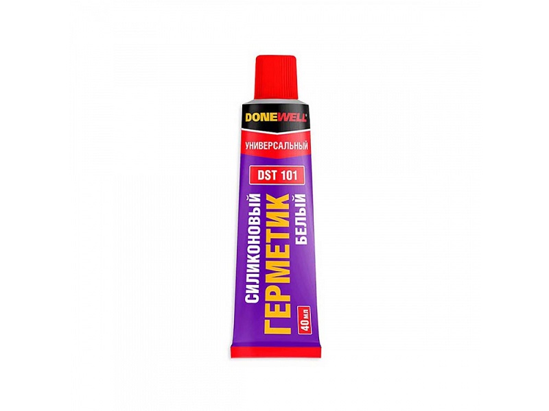 Герметик силикон универсальный белый 40мл DoneWell