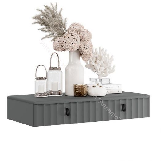 Стол туалетный «Тиффани» - 407.004.000 Серый графит, Графит матовый