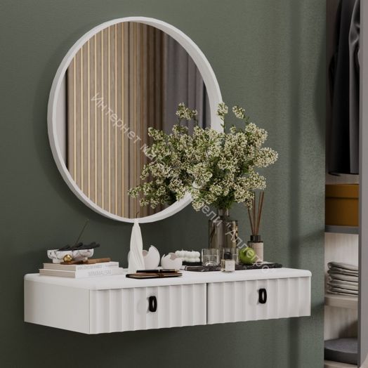 Стол туалетный «Тиффани» - 407.004.000 Белый Жемчуг, Белый софт