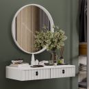 Стол туалетный «Тиффани» - 407.004.000 Белый Жемчуг, Белый софт