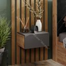 Тумба универсальная Тип 1 Графит Серый/Дуб Крафт Золотой