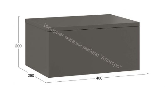 Тумба универсальная Тип 1 Графит Серый