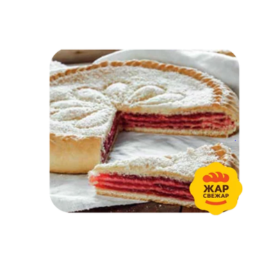 Пирог малинник