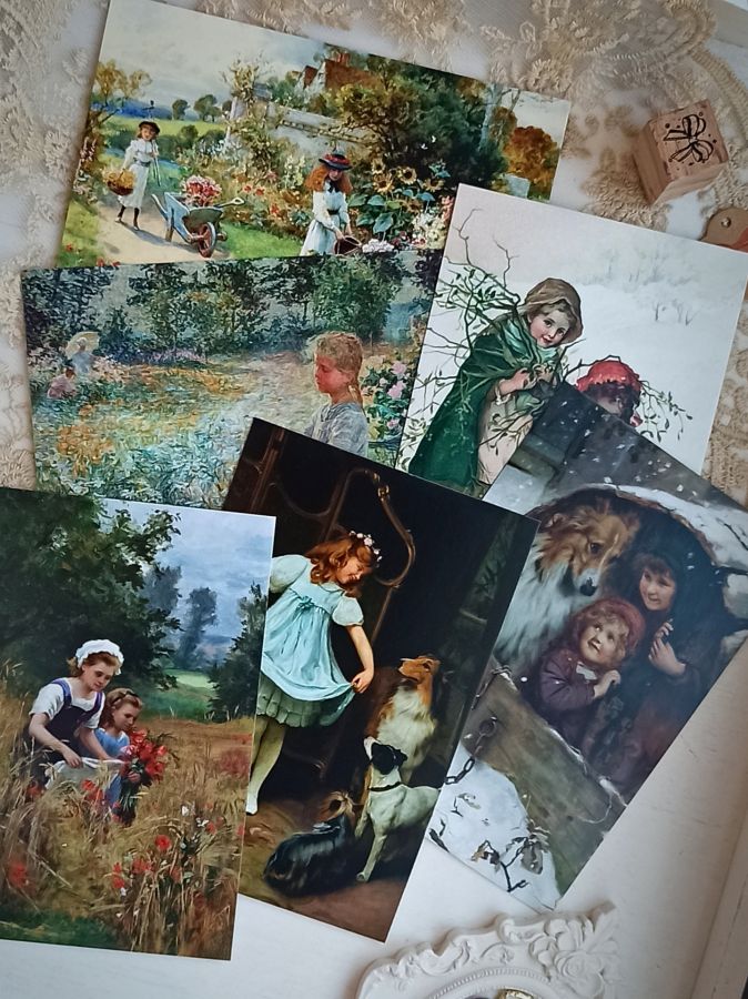 Набор открыток Детство 6 шт