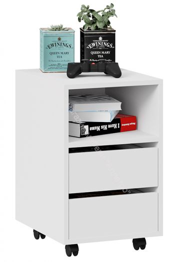 Тумба выкатная Тип 14 Белый Ясень