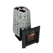 Банная печь Grill’D Cometa Vega 350 Long Max Stone Pro с каменной облицовкой и выносной топкой
