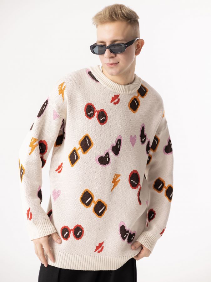 Свитер Очки