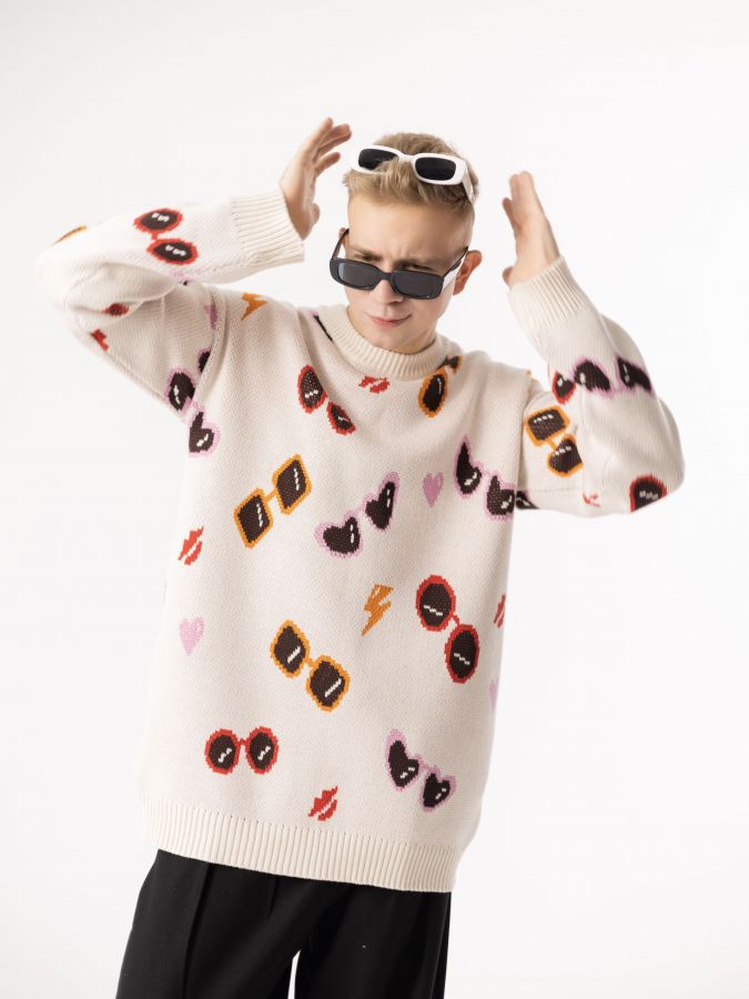 Свитер Очки