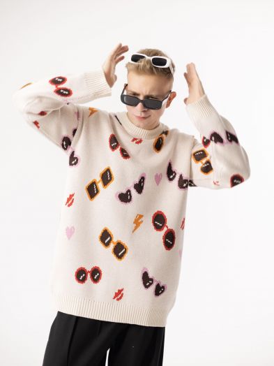 Свитер Очки