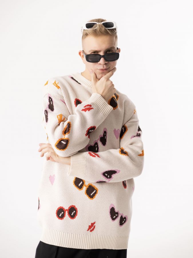 Свитер Очки