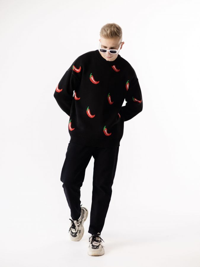 Свитер с перчиками