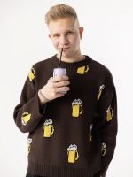 Свитер с пивными кружками