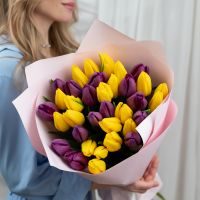 Тюльпаны в упаковке (микс от 15 шт)