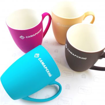 кружки с софт-тач покрытием в москве