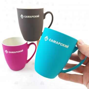 кружки с софт-тач покрытием в москве