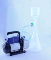 Система вакуумной фильтрации "NanoFiltr" на 2000 мл, с воронкой ВФ-125 мм, пор. 16 мкм + насос "Labdevices" 115-SG