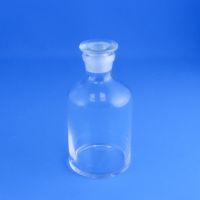 Склянка (штанглас) Labdevices, 500 мл, светлое стекло, с притёртой пробкой, узкое горло