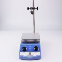 Магнитная мешалка с нагревом на 1 литр Labdevices-HS-12, плита 120х120 мм