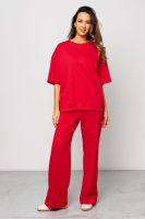 Костюм брючный с футболкой 403RED [красный]