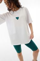 Костюм Heart [белый-изумрудный]