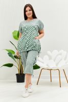 Костюм 9204 [полоса горох хаки]