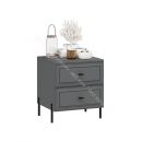 Тумба прикроватная «Пандора» - 414.005.000 Серый графит, Графит матовый