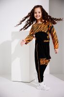 Костюм 67057 детский [оранжевый+черный]