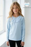 Аврора блузка детская [голубой]