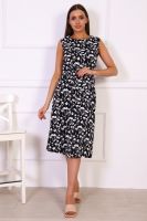 Платье П155д [черн,мол]