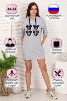 Туника 24876 [серый меланж]