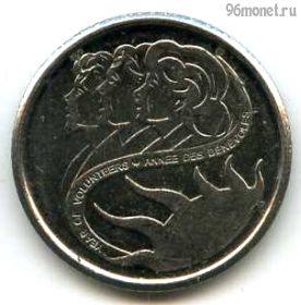 Канада 10 центов 2001