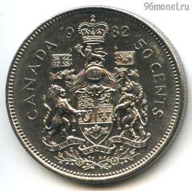 Канада 50 центов 1982