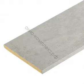 Доборный щит МДФ 8х600х2070мм. Цвет: Бетон светлый / бетон грей .