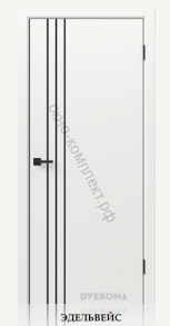 Орион 3.1 Черный матовый молдинг. Цвет: Эдельвейс / орхидея /мираж. Матовое покрытие. Черная кромка АВS 2мм с 4-х сторон.