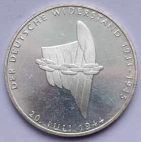 50 лет покушения на Гитлера (20.07.1944.) 10 марок ФРГ 1994