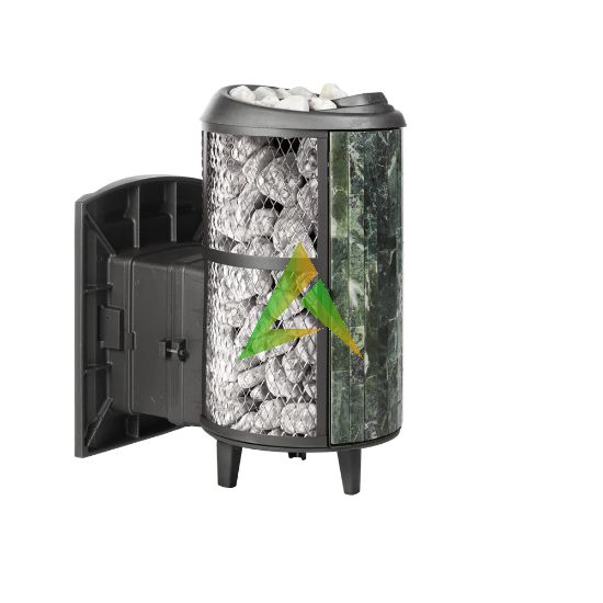 Печь банная «Атмосфера L» комбинированная сетка-ламель «Змеевик»