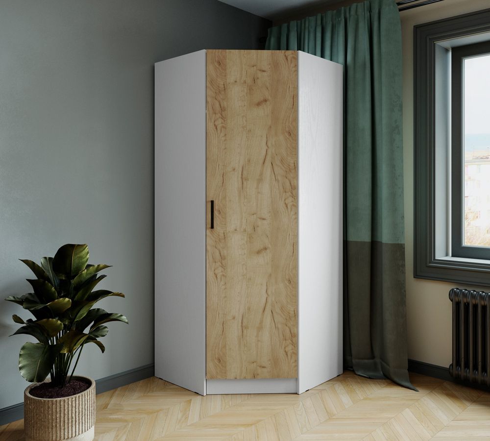 Шкаф комбинированный Ларс угловой угол скос