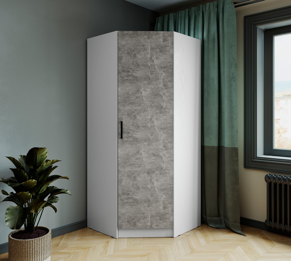 Шкаф комбинированный Ларс угловой угол скос