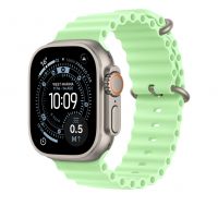 Часы Apple Watch Ultra 3 GPS + Cellular 49mm Natural Titanium Case with Neon Green Ocean Band