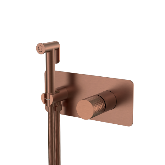 Однорычажный смеситель для гигиенического душа с ручкой Diamond Boheme Stick 127 схема 6