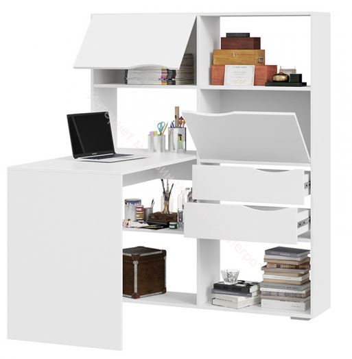 Стол письменный тип 7 Белый Ясень