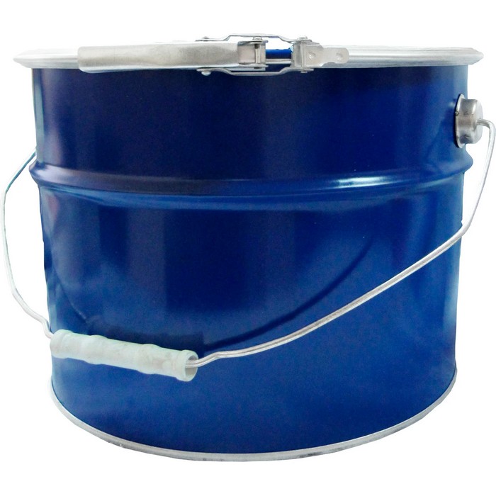 Profkolor Ведро металлическое крышка-обруч, цвет синий, 10л.