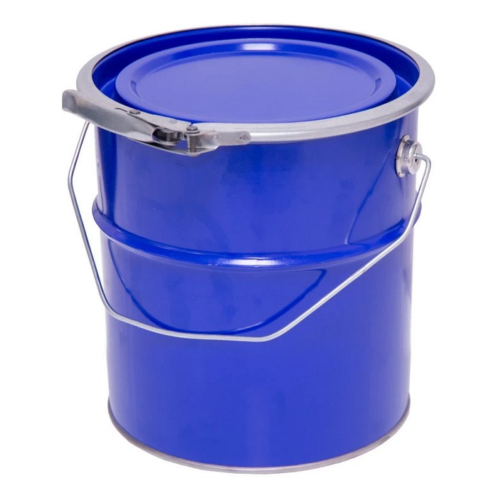 Profkolor Ведро металлическое крышка-обруч, цвет синий, 3л.