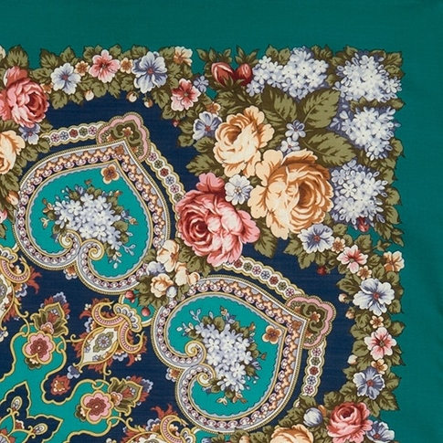 Платок павловопосадский 89*89 см Домашний очаг [12]