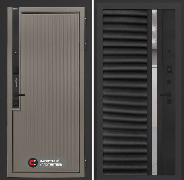 Входная дверь Лабиринт Лаб 1 Про - 31 Черный кварц